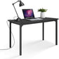 Simple Modern Home Office Desk, Black