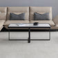 Minimalism Rectangle Coffee Table With Sintered Stone Top-3