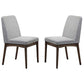 Fabric Upholstered Dining Chairs, Grey