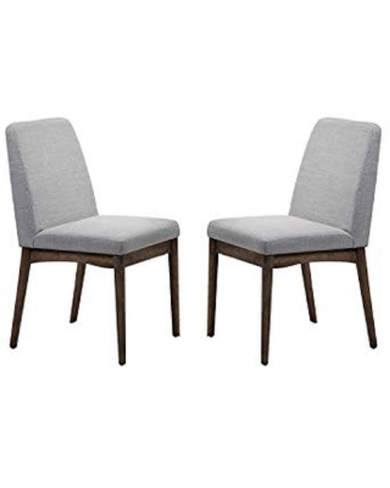 Fabric Upholstered Dining Chairs, Grey