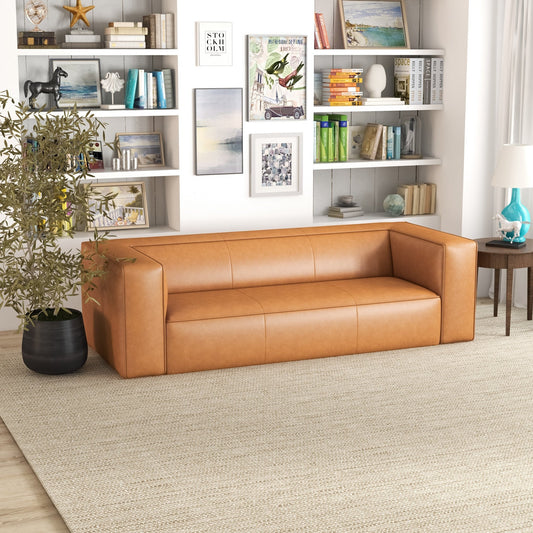 Easton Leather Sofa | Tan