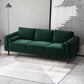 Fairfield 86" Velvet Sofa | Dark Green