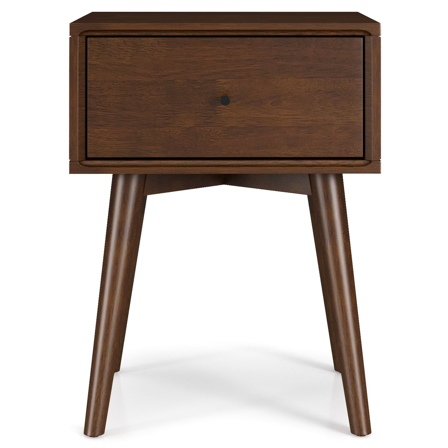 Norman Solid Wood Nightstand | Walnut