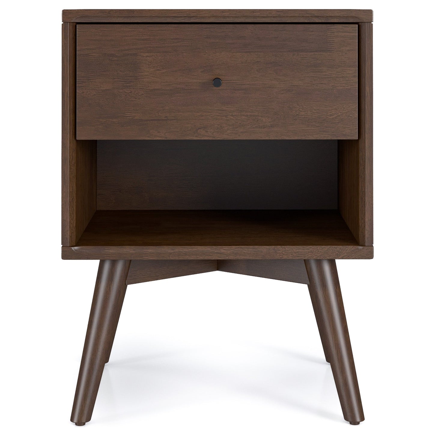 Norman Single Drawer Mid Century Modern Style Night Stand