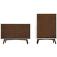 Norman Dresser set in Walnut/White