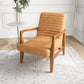 Micah Leather Lounge Chair | Tan