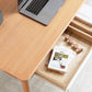 Nordic Style Wooden 47'' Two Drawers Desk