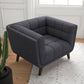 Kaleb Lounge Chair | Dark Gray