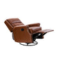 Genuine Leather Swivel Rocker Recliner-1