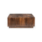 Low Profile Square Solid Wood Coffee Table