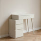 Natural Wood Dresser Table - White