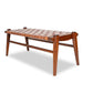 Leather Bench (Tan)