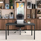 Simple Modern Home Office Desk, Black