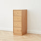 Solid Wood 30" Tall Storage Cabinet, Oak