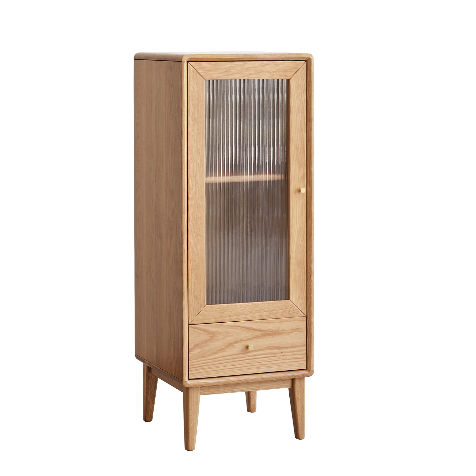 Solid Wood Storage Cabinet, Oak