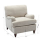 Candor Arm Chair, Light Beige