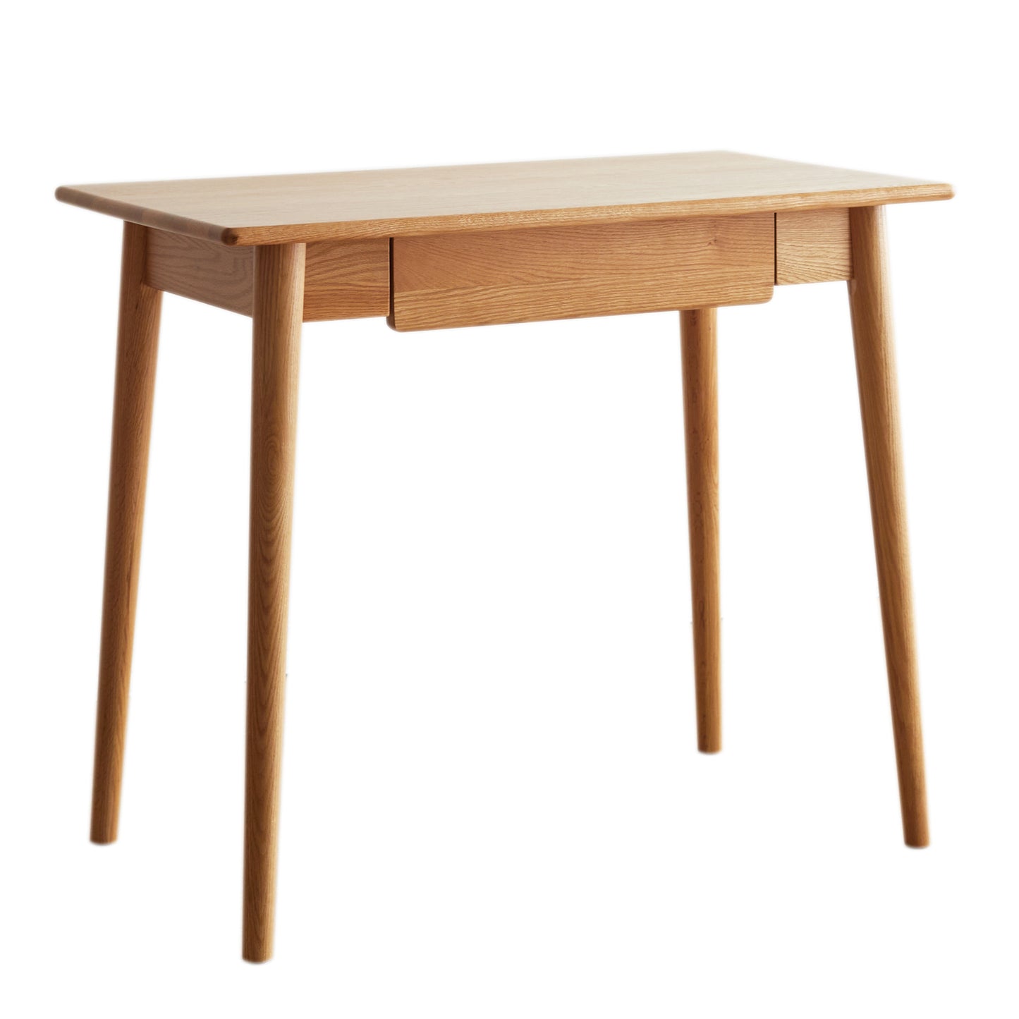 Solid Wood 39.4" Simple Desk, Light Oak