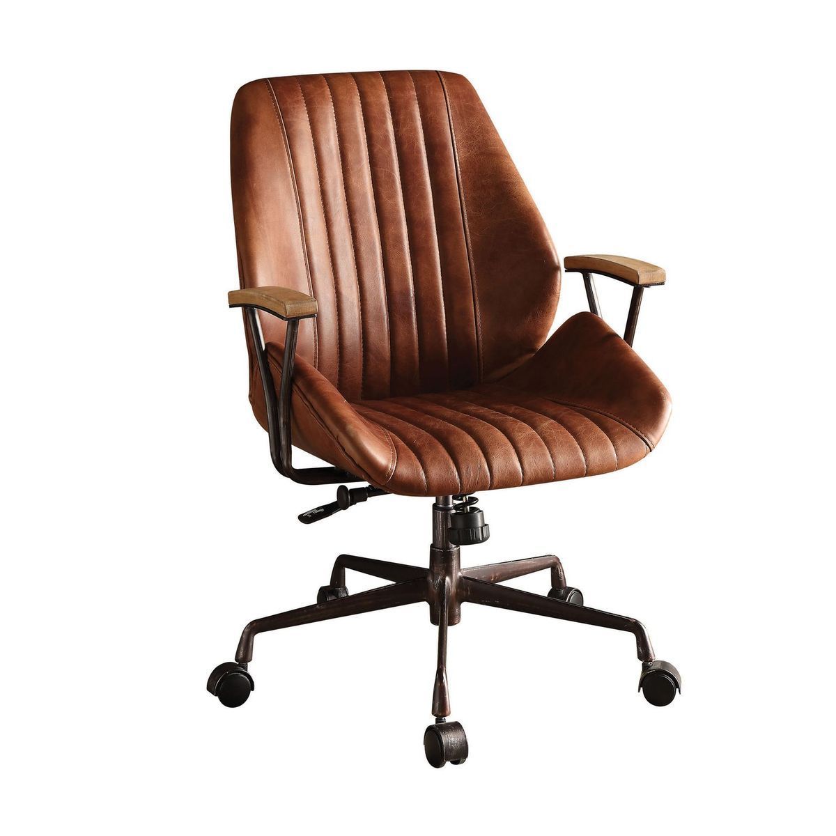 Hamilton Leather Office Chair, Cocoa