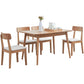 Solid Oak Expandable Dining Tale, Light Oak