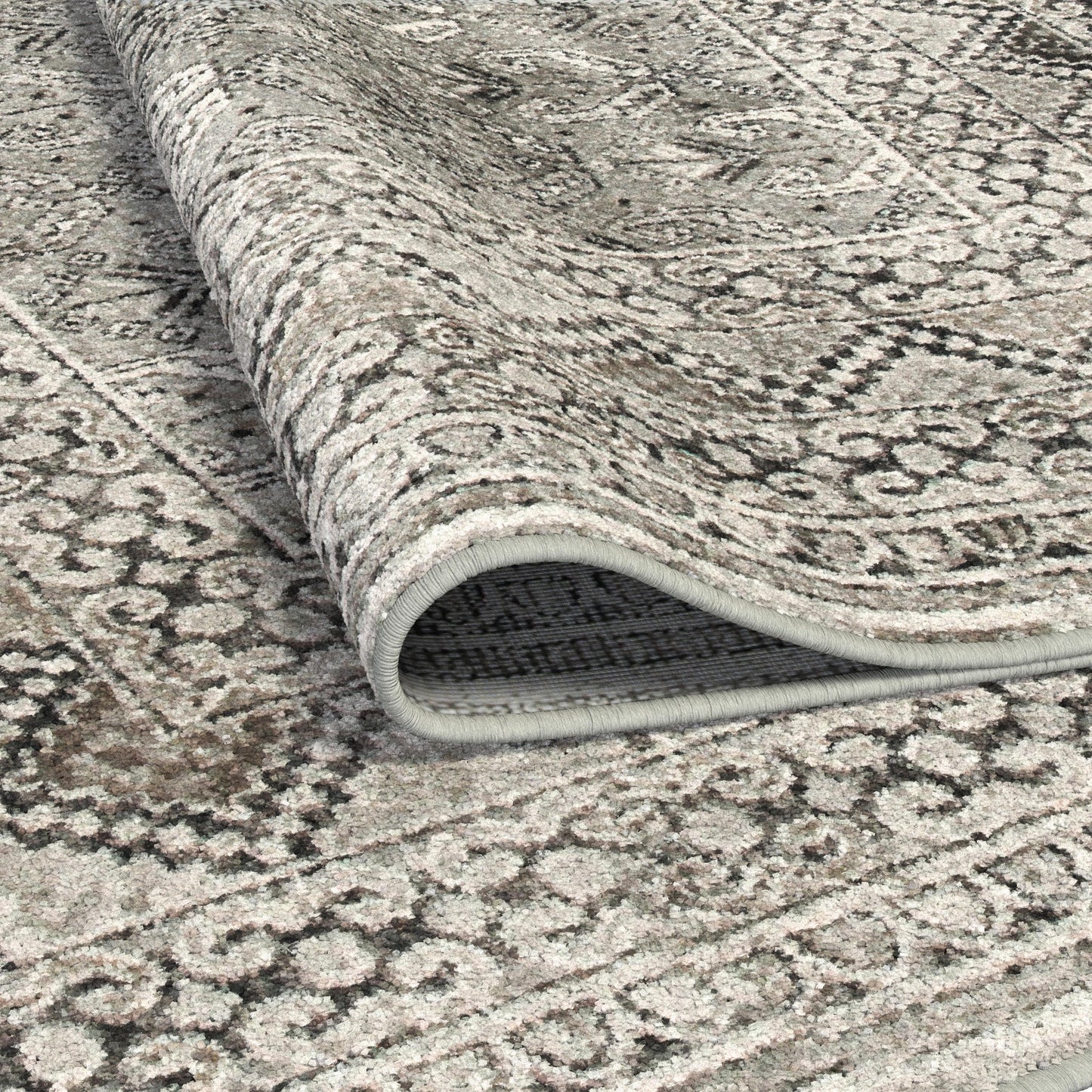 Galion Charcoal/Grey/Ivory Area Rug