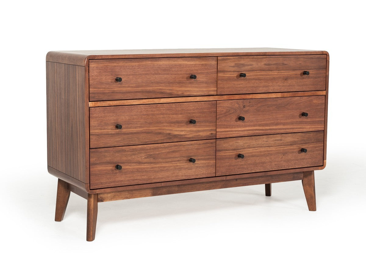 Marshall Mid-Century Modern Walnut Dresser