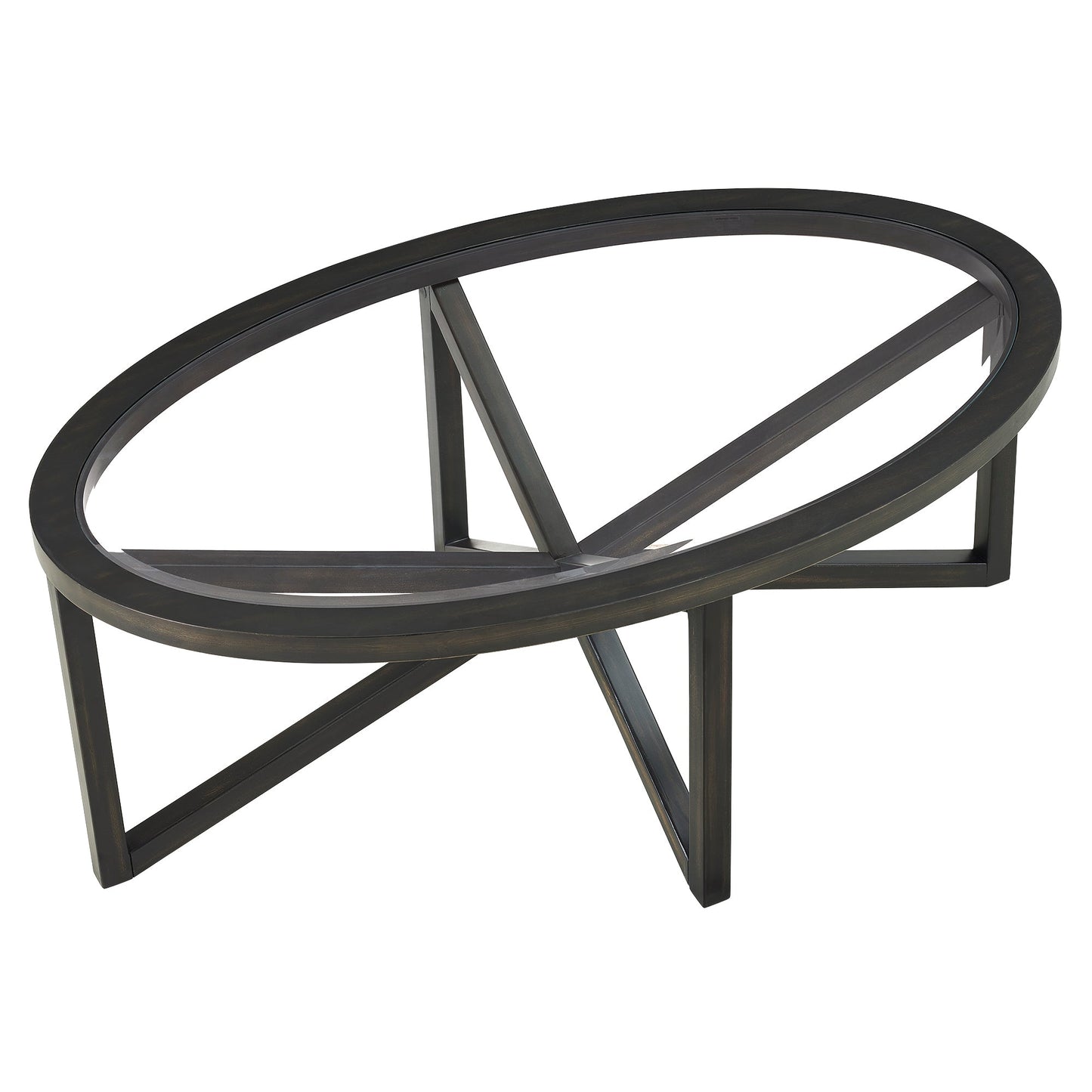 Modern Simple Tempered Glass Coffee Table-5