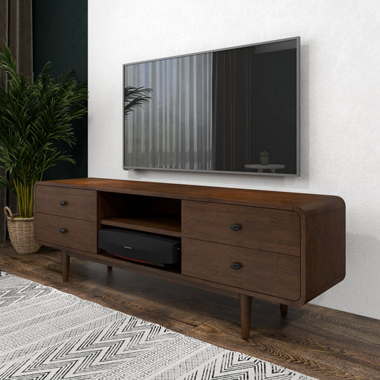 71" TV Stand - Walnut