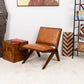 Leather Lounge Chair - Antique Tan