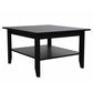 San Jose Coffee Table, One Shelf, Black Wengue Finish-2