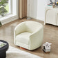 Ella Boucle Swivel Chair | Cream