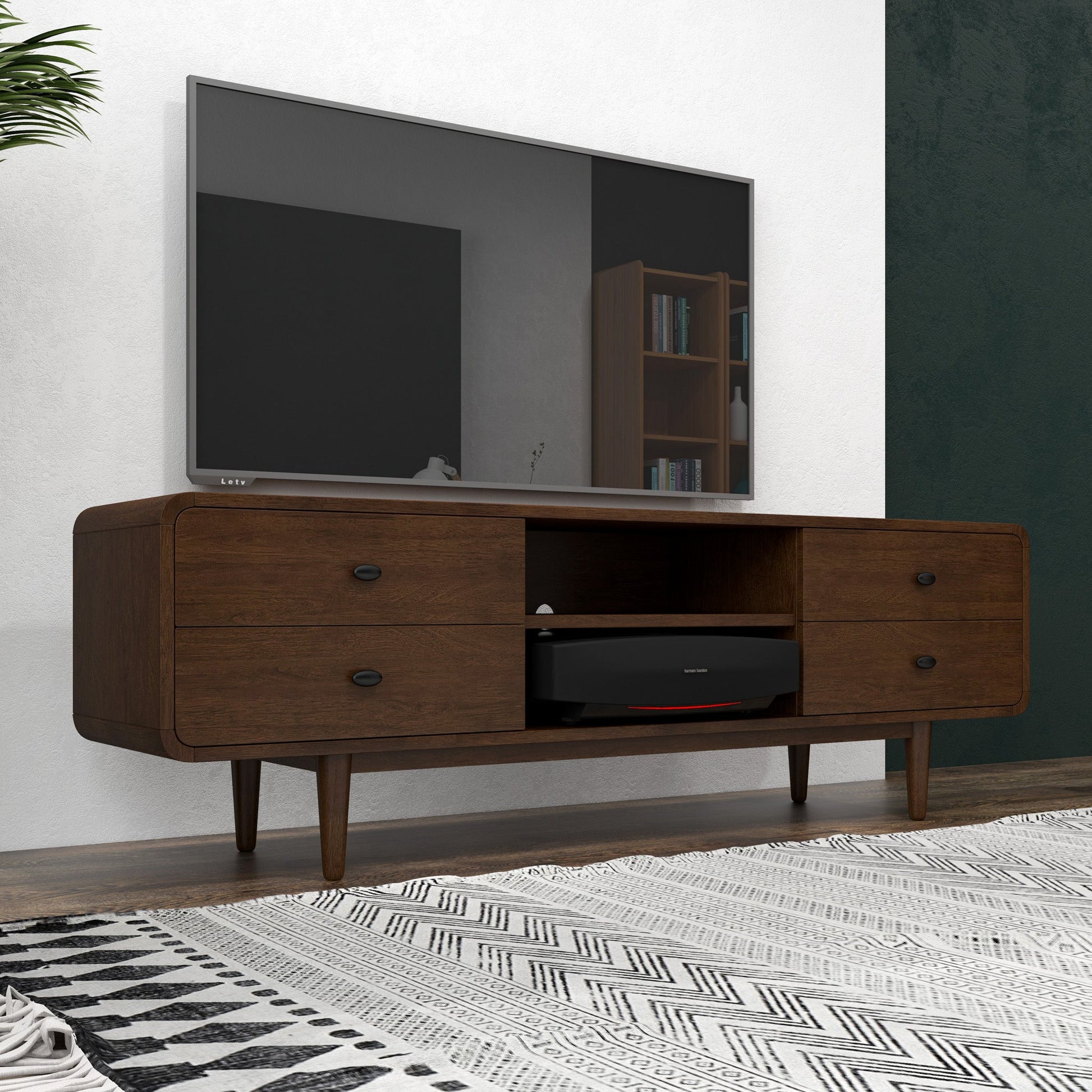 Angela 71" TV Stand | Walnut