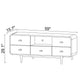 Stockton High 57" TV Stand Dimensions