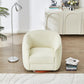 Ella Boucle Swivel Chair | Cream