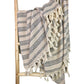 Woven Stripe Turkish Throw - Multiple Colors