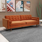 Kendall Velvet Sofa | Burnt Orange