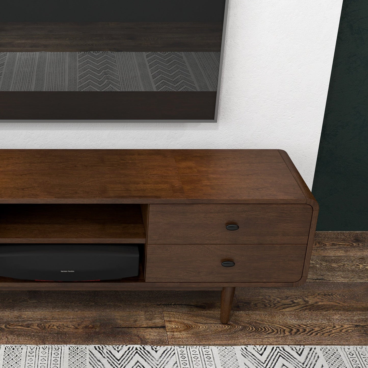 Angela 71" TV Stand | Walnut