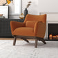 Cantor Velvet Lounge Chair | Burnt Orange