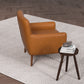 Clark Leather Lounge Chair | Tan